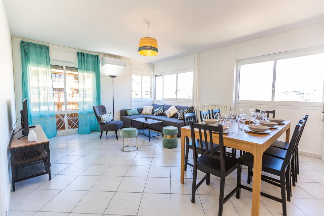 Apartamento Superbe 100m2 - 2 Balcons - Proche Gare - Climatisé Marsella Exterior foto